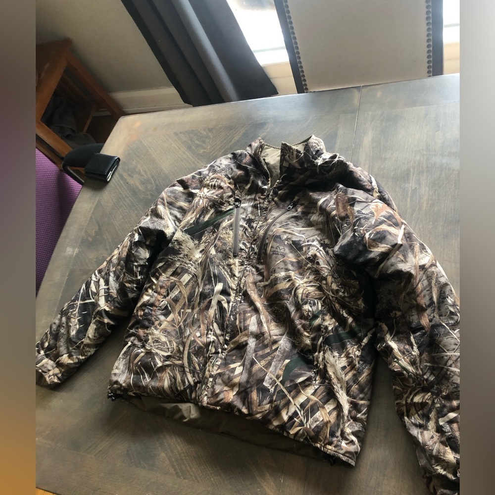 Cabelas camouflage waterfowl jacket